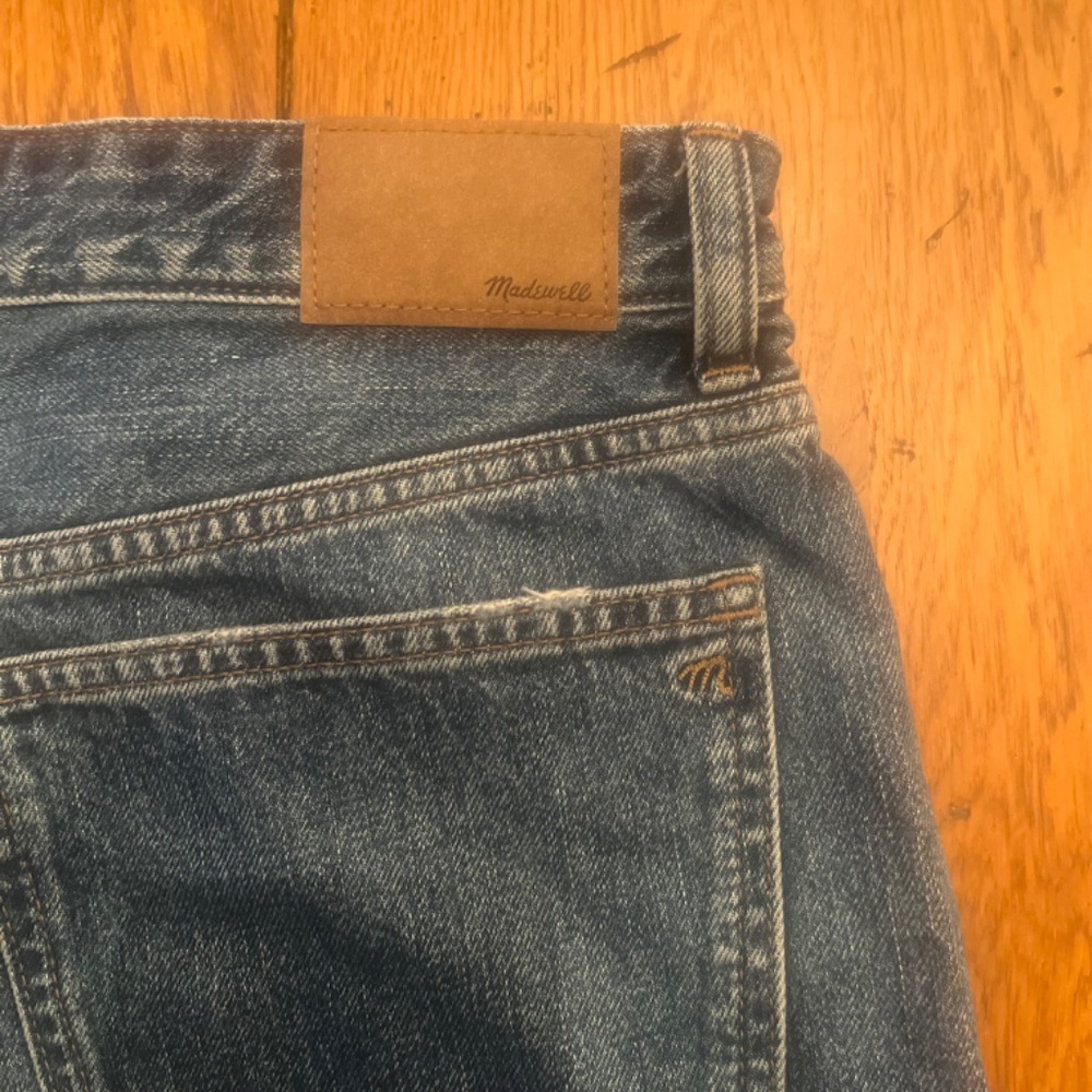 Madewell Indigo Straight Leg Jeans - Picture 10 of 13